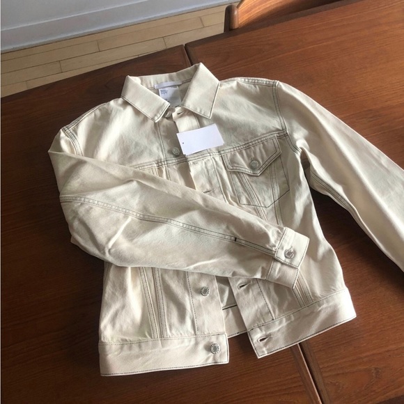 Helmut Lang Trucker Jean Jacket in Natural - Picture 2 of 2